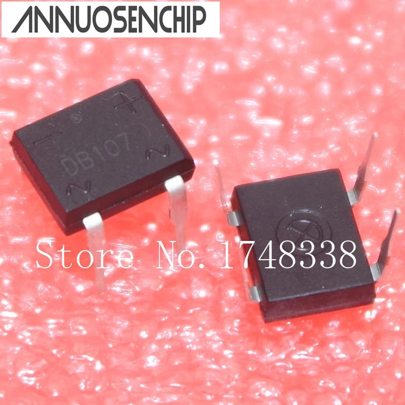 100 шт. DB107 dip4 dip sop4 sop 1A 1000 В однофазный телефон|bridge diode rectifier|bridge rectifierbridge rectifier |