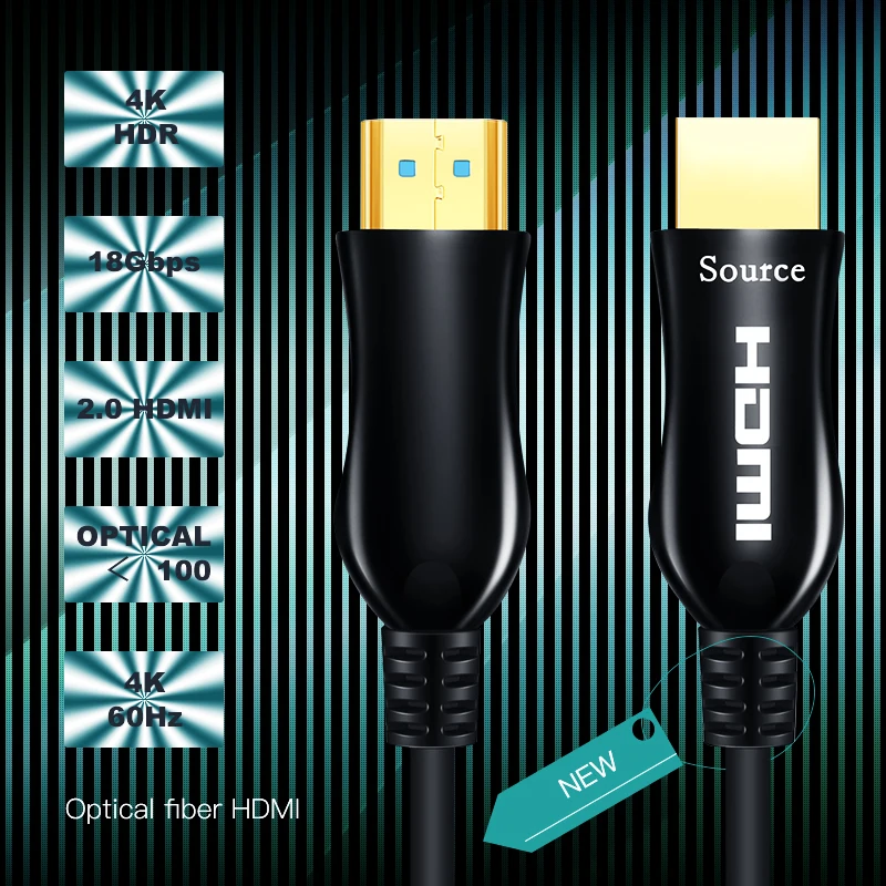 Lungfish HDMI кабель 4k 60HZ 2 0 2.0a 2.0b Оптическое волокно для HD ТВ ноутбука PS3 компьютера xbox