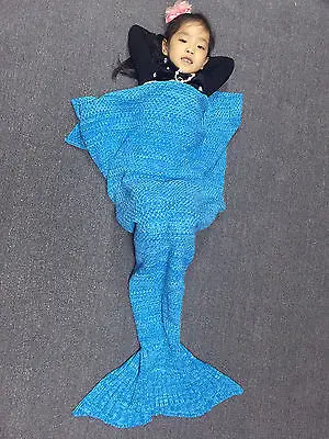 Вязаное крючком одеяло для взрослых и детей с хвостом русалки|blanket blanket|knitted