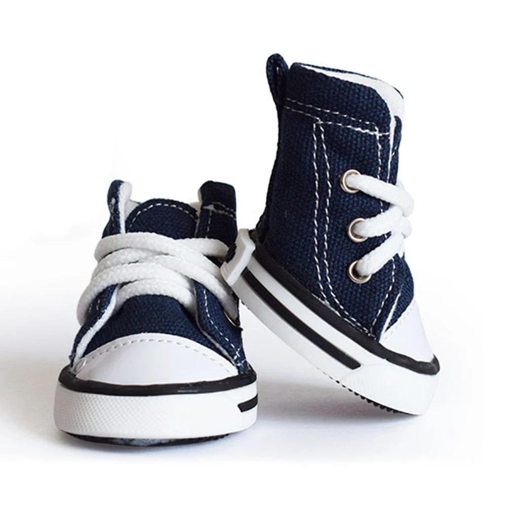 Новые джинсовые новые уличные ботинки для домашних собак обувь нескользящие на