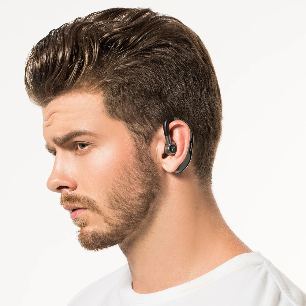 IPUDIS Bluetooth наушники Беспроводные Handfree одиночный Заушник гарнитура 170 мАч 17 ч Время разговора с микрофоном для водителя автомобиля