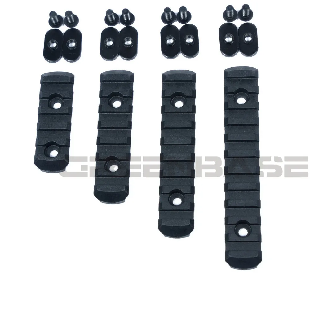 Greebase упаковка из 4 шт. тактический страйкбол полимер Пикатинни для Handguard лазерный прицел охотничий Пистолет Аксессуары