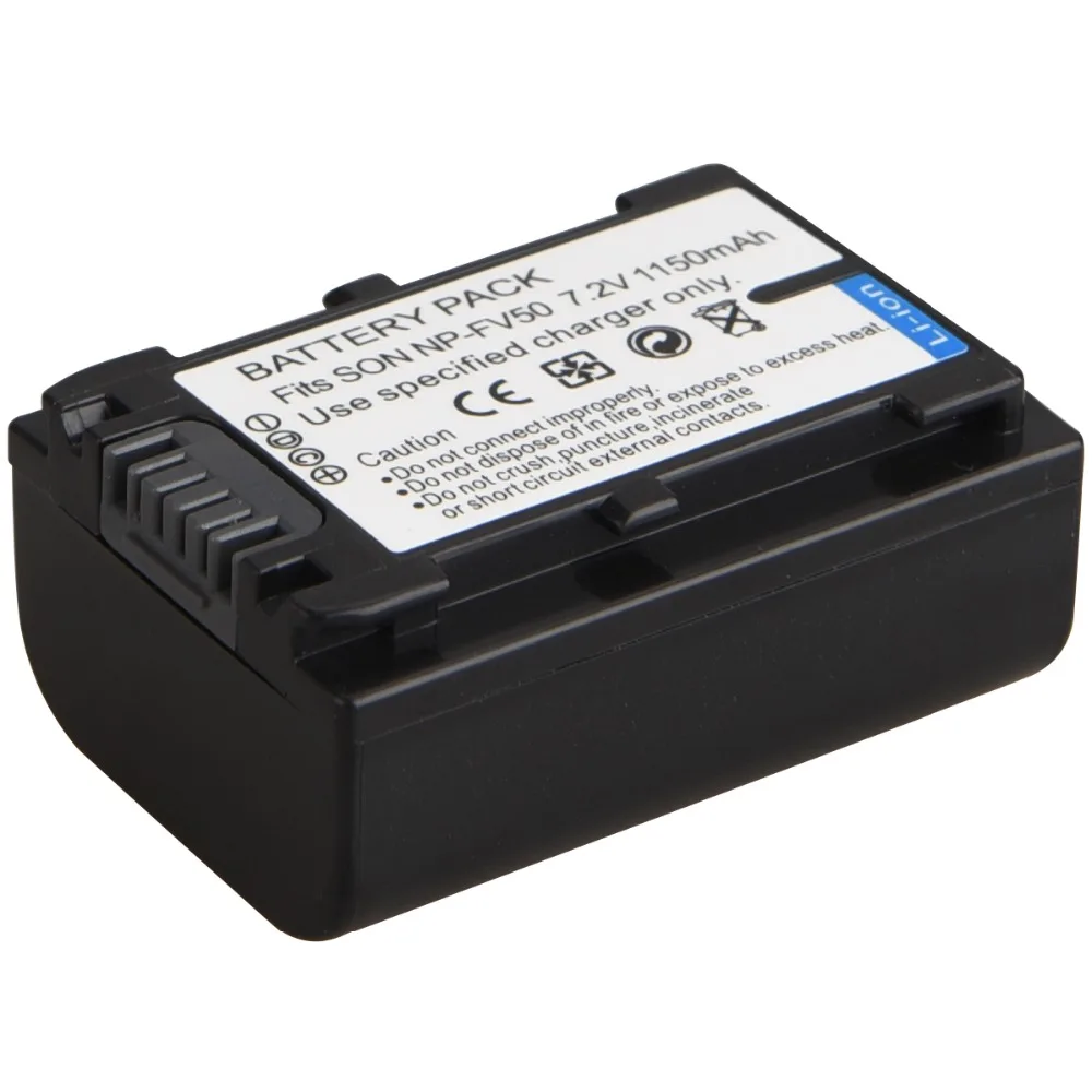 1 шт. 1150 мАч NP FV50 аккумуляторная батарея для камеры Sony HDR SR68 DCR SX85 SR20E SR21E CX190| |