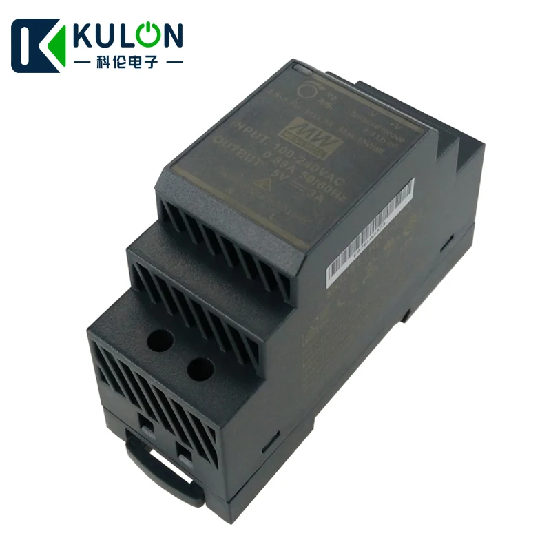 Оригинальный бренд MEAN WELL представляет HDR 30 5 3A 5V 15 Ватт meanwell ступенчатая форма DIN Rail