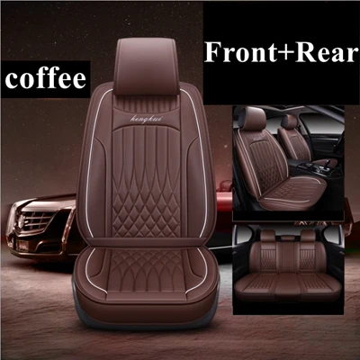 coffee standard Чехол на сиденье автомобиля для Toyota corolla rav4 Auris chr yaris Camry avensis Honda Fit Civic Accord Suzuki Swift sx4 Fiat Punto BRAVO - Название цвета: coffee standard