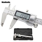 Металлический 6-дюймовый 150 мм Цифровой штангенциркуль из нержавеющей стали электронный цифровой штангенциркуль микрометр измерительный инструмент штангенциркуль