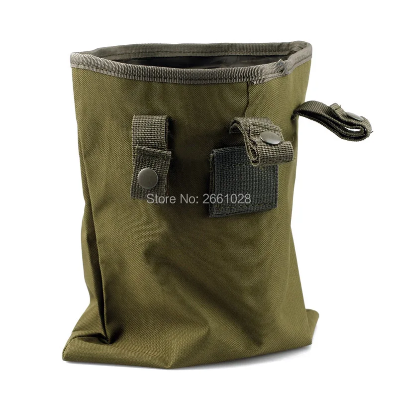 

Large Capacity Military Tactical Airsoft Paintball Hunting Folding Mag Recovery Dump Pouch W/ Molle Belt Loop