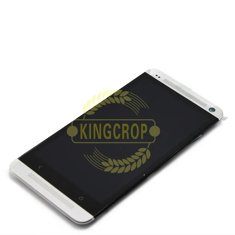AAA+++ LCD display For HTC One M7 With Touch Screen Digitizer Full assembly +bezel Frame repair parts Black Silve | Мобильные