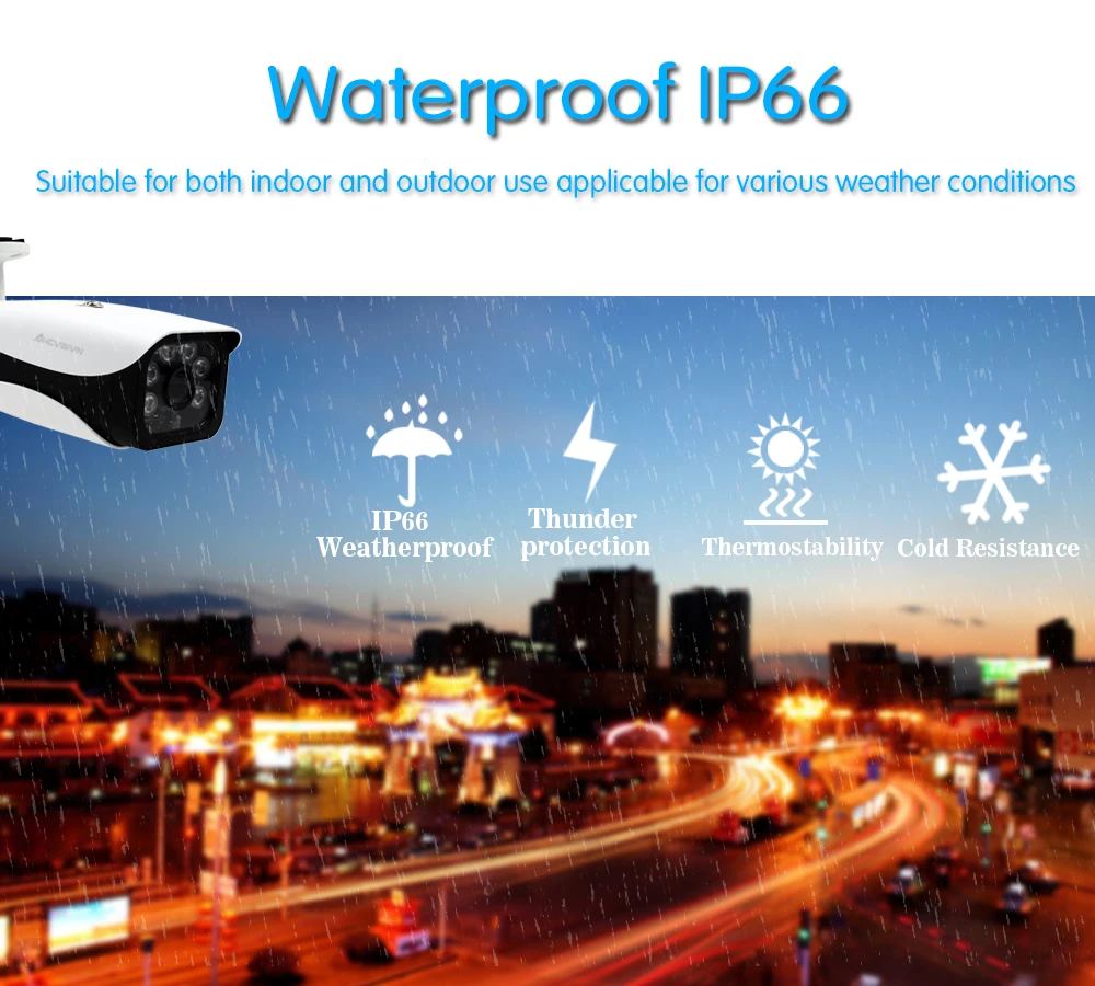H.265 4CH POE NVR комплект 4MP CCTV камера система 4X5MP 4 Открытый ватердоказательство IP66