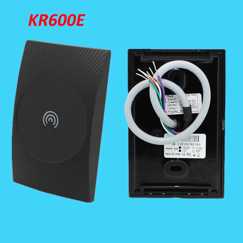 KR600E Водонепроницаемый 125 кГц RfId считыватель карт wiegand 26 для система контроля