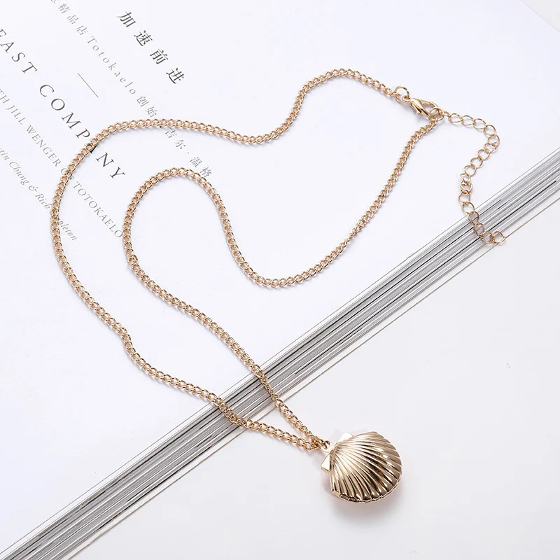 2/набор Модный кулон в виде ракушки Морская звезда ожерелья для женщин подарки