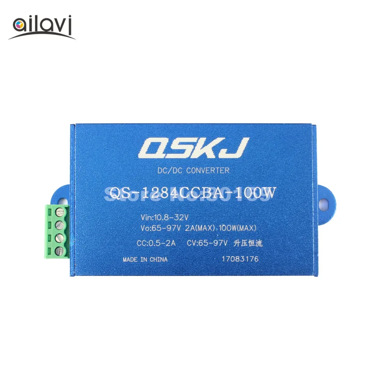 100 Вт блок питания Boost Module 12V24V до 72V84V зарядка аккумулятора электромобиля или