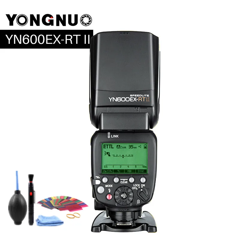 YONGNUO YN600EX RT II Flash Speedlite 2 4G Wireless HSS 1/8000s Master вспышка с режимом TTL для Canon DSLR как 600EX