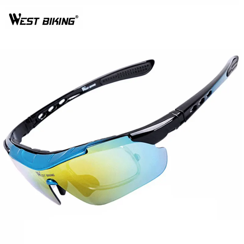 Западные велосипедные очки поляризационные фотохромные спортивные с 5 линзами
