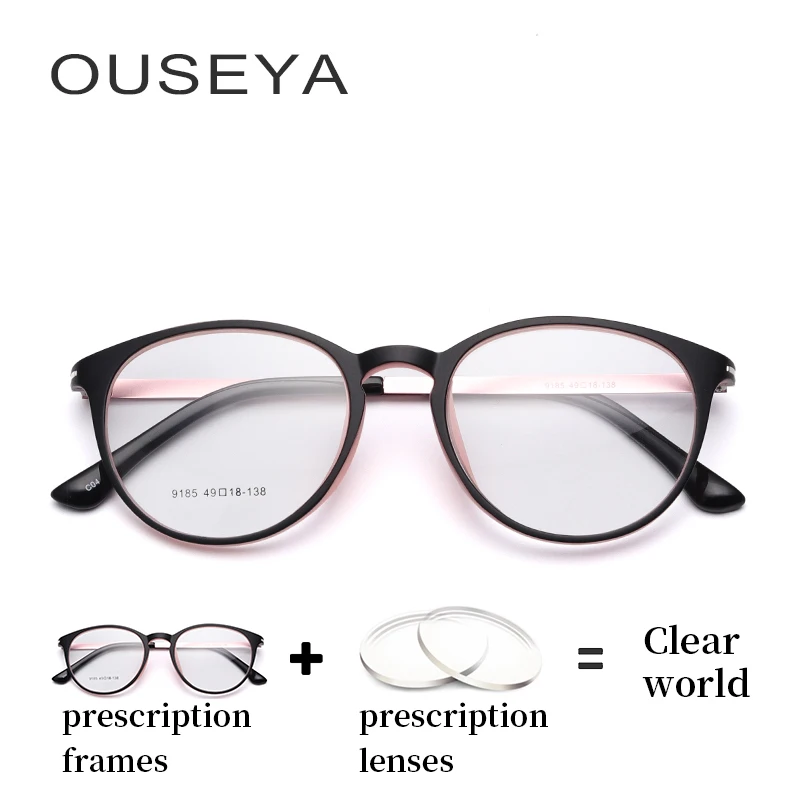 TR90 женские очки по рецепту трендовые модные для близорукости астигматизм