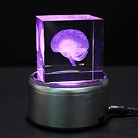 cube with base Классический 3D лазерный хрустальный стеклянный куб для домашнего рабочего стола, декоративная фигурка, ремесла, модный скандинавский стиль, украшение для дома - Цвет: cube with base