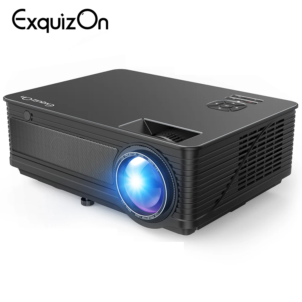 Exquizon M5 M5 3500 люмен светодиодный Full HD проектор домашний кинотеатр тв 3D lcd мультимедийный Видео игровой проектор 1080P HDMI VGA Proyector