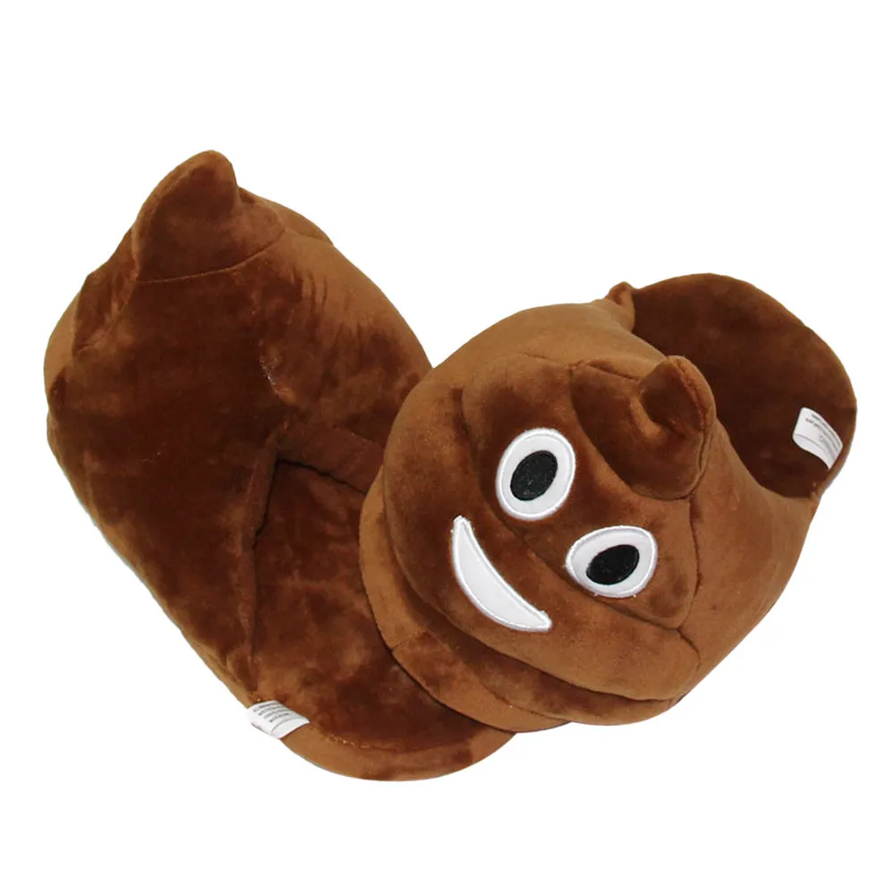 Mazefeng Милая забавная зимняя обувь женские тапочки унисекс коричневые модные