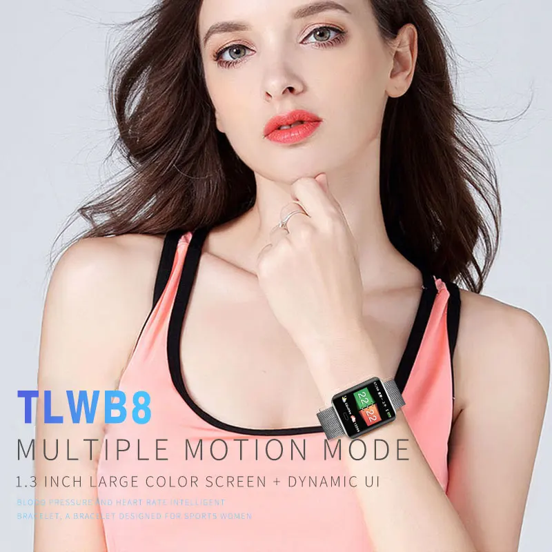 Смарт-браслет с измерением кровяного давления Водонепроницаемый Фитнес-браслет