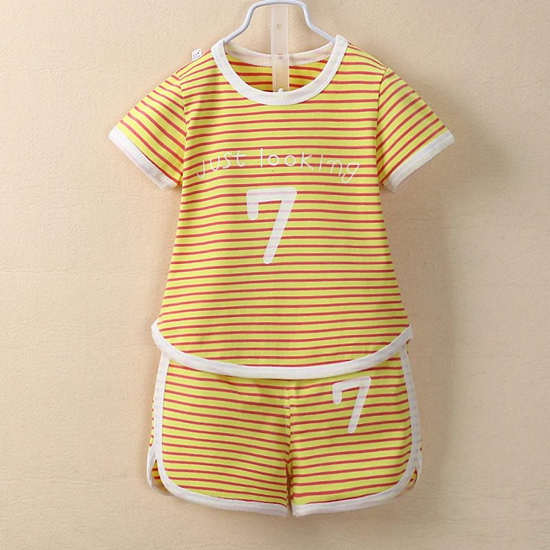 Новые детские комплекты из 100% хлопка Одежда для маленьких мальчиков комплект