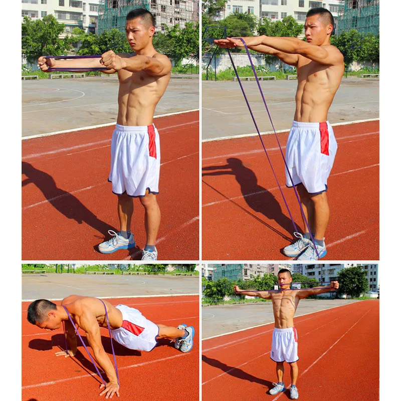 208 см резистивные ленты латексные упражнения сила тренировка Натяжные Петли