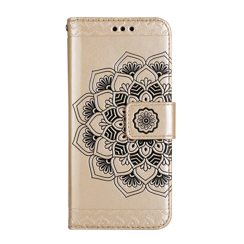 Gold Чехол для LG K8 K10 3D Rilievo цветок кожаный флип-чехол для LG K8 K 8 K350 K350E K350N K10 LTE K 10 K430DS крышка чехол Coque - Цвет: Gold