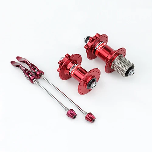 Red 32H 11S Novatec D041SB D042SB/SA горный велосипед диск 11S 24 28 32 36H втулки горного велосипеда с Quick Realease алюминиевый сплав - Цвет: Red 32H 11S