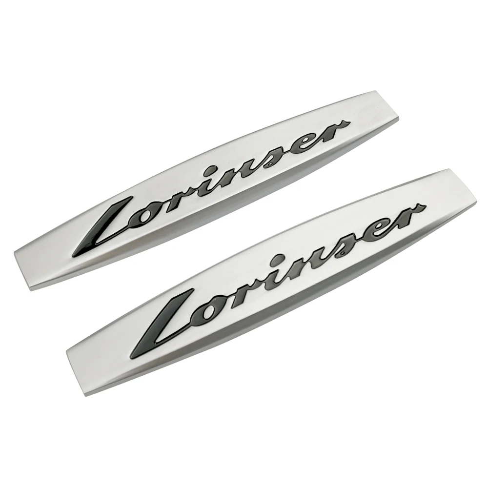 Боковая Стикеры Эмблема Для Mercedes Benz Lorinser G500 S320 W210 W211 W124 W203 украшение автомобиля