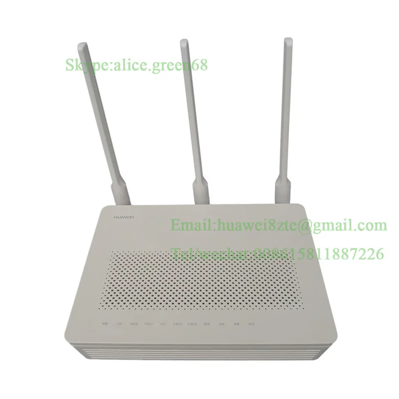 Hua wei 10GE HGU hn8145Q XG-PON ONU маршрутизатор с 4GE+ двухдиапазонный wifi 2,4 ГГц/5 ГГц 3 антенны