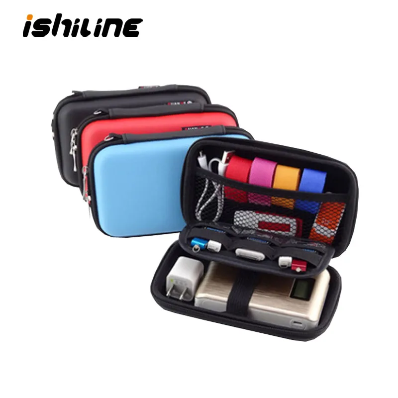 Двухслойная дорожная сумка для кабеля портативный цифровой USB гаджет Органайзер