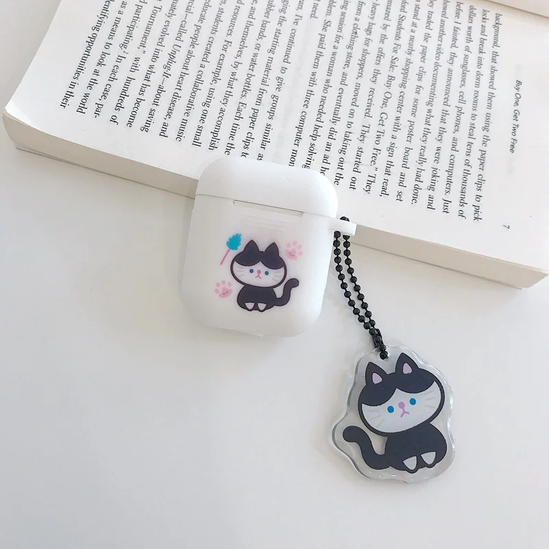 Чехол с мультяшной улыбкой для наушников Airpods 2 Чехол защитный чехол для Airpods 1 чехол для наушников Мягкие силиконовые наушники-капельки чехол сумка