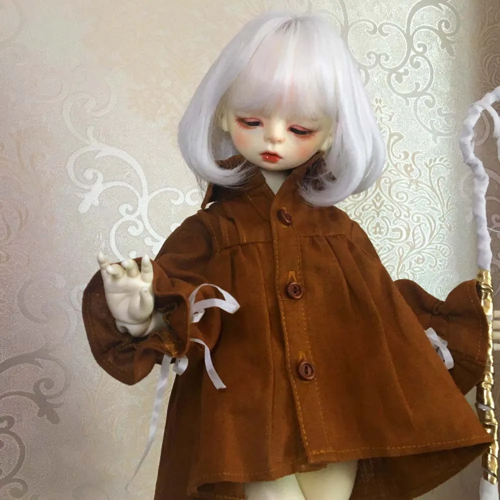 MUZI BJD кукольные парики имитация мохера волнистые волосы доступны для 1/3 DD