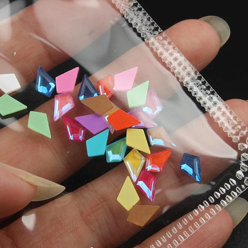 30/100 шт. стрела кофе Арабика Цвет Стекло Стразы плоские с оборота 3D украшение для