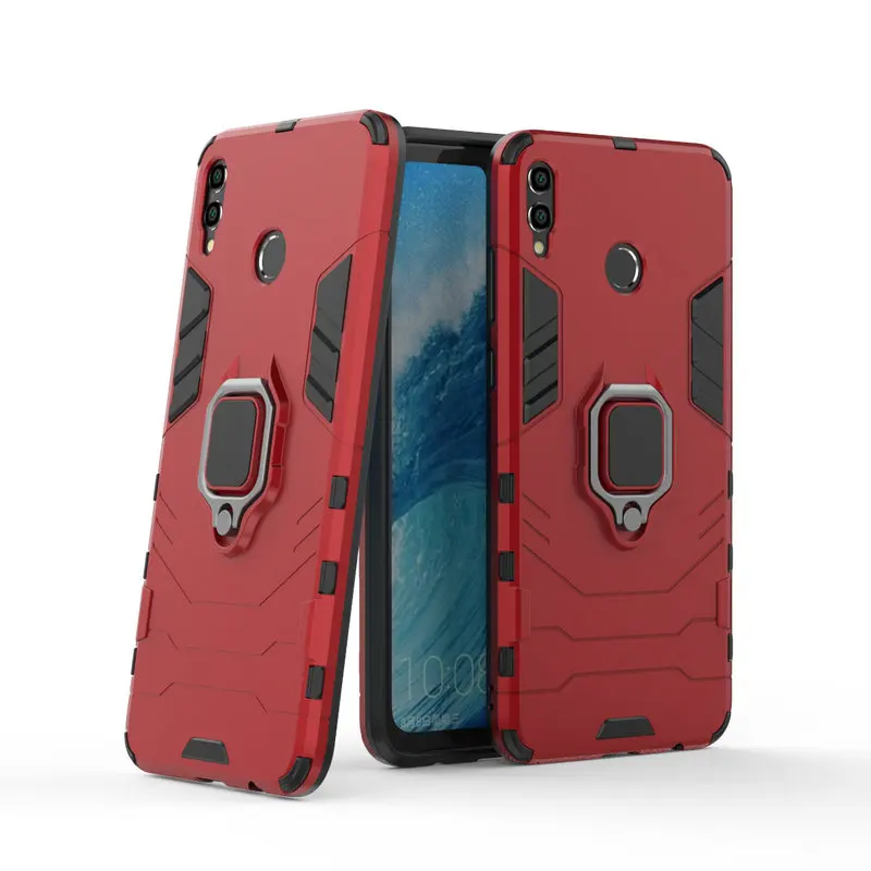 Противоударный чехол для huawei Honor 8X Max 3D Shield PC + силиконовый телефона Fundas