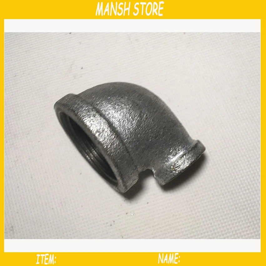 Железный локоть лампа аксессуары железная Базовая часть железный трубный