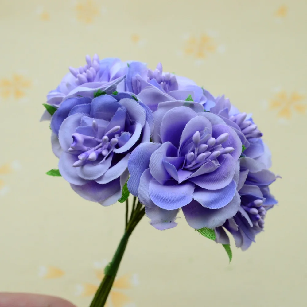 6 шт./лот искусственные тычинки DIY Рождественский венок подарки аксессуары для