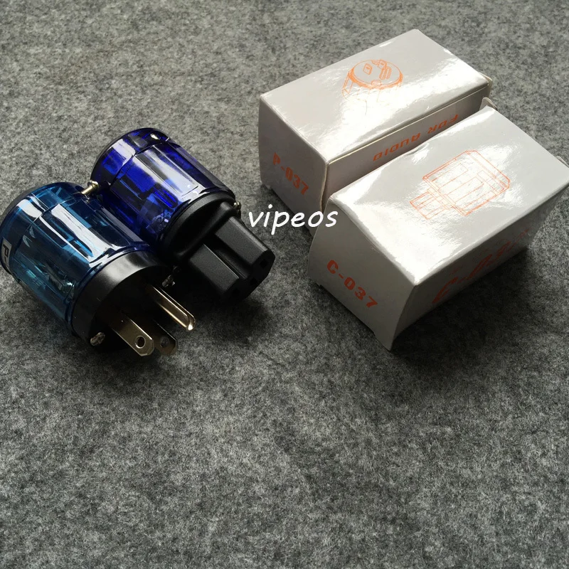 

5pair Oyaide P037 Rhodium-plated US AC Power Plug & C037 IEC Connector
