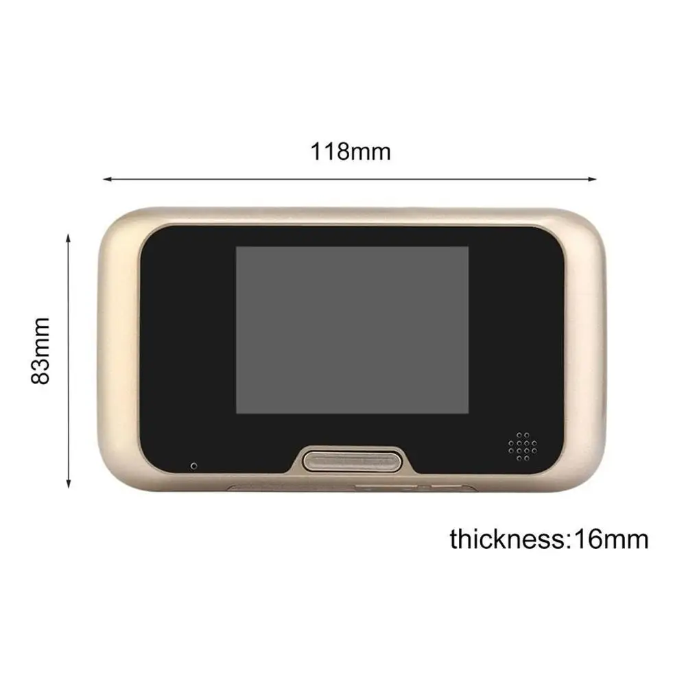 3-дюймовый ЖК-дисплей цифровой беспроводной Видеозвонок для безопасности зум