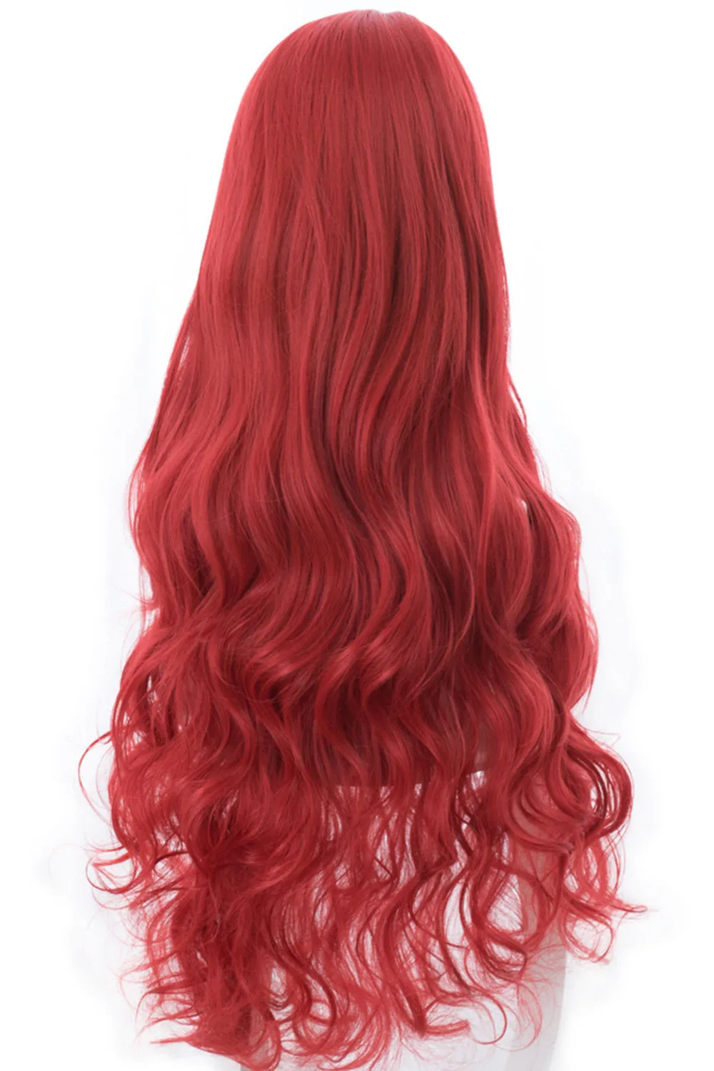 Парик для косплея из фильма Mera Эмбер королева Атлантиды красные волосы |