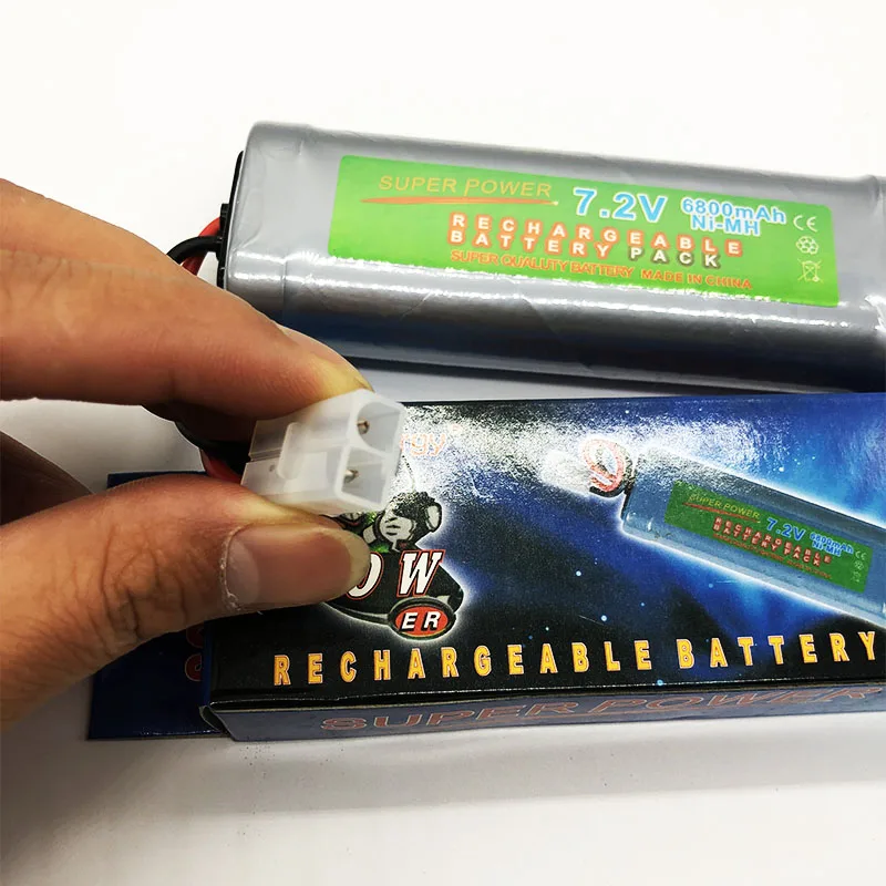 7,2 V аккумулятор 6800 mah Ni-MH аккумулятор для RC автомобилей грузовик багги лодка Танк Ni-MH Baterias Серый Ужин мощность
