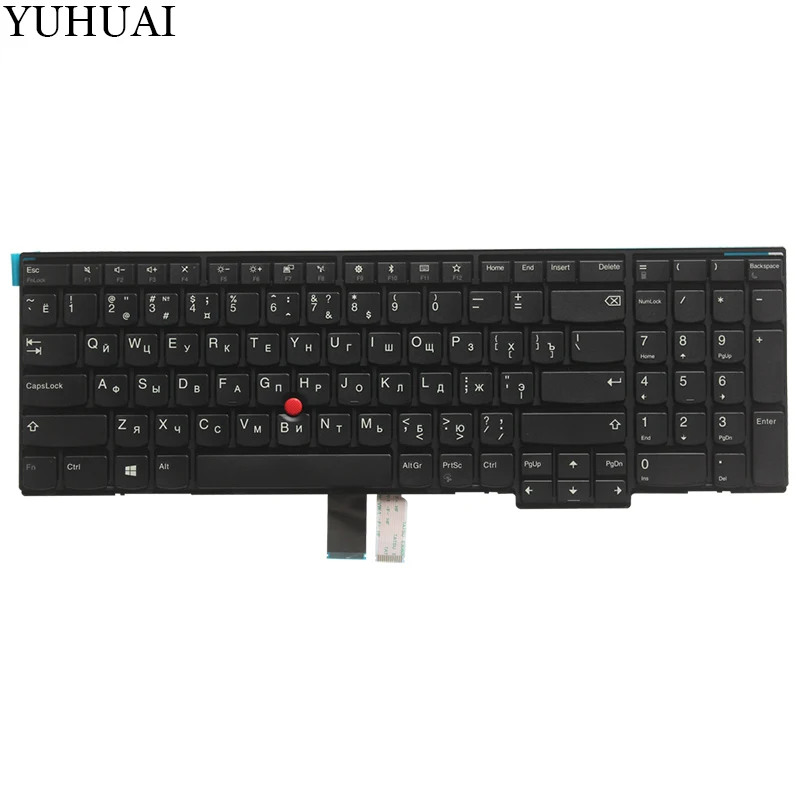 Новая русская/RU Клавиатура для ноутбука lenovo IBM ThinkPad W540 W541 W550s T540 T540p T550 L540 Edge E531 E540 E545 без подсветки