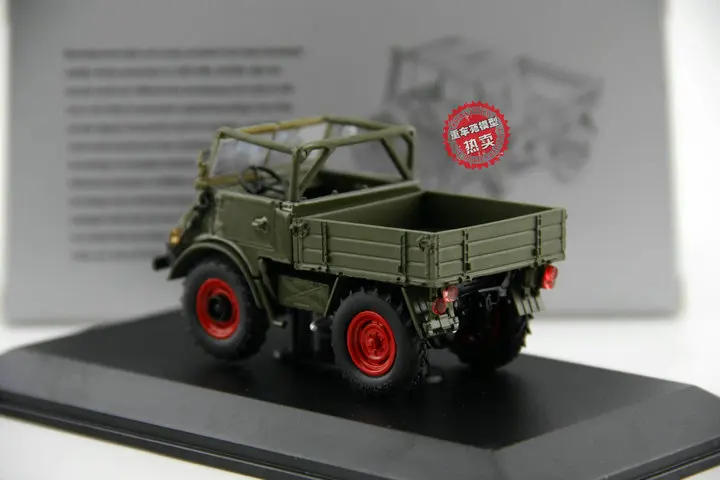 Литая модель в масштабе 1:43 Mercedes Benz Unimog U401 военный внедорожник Грузовик