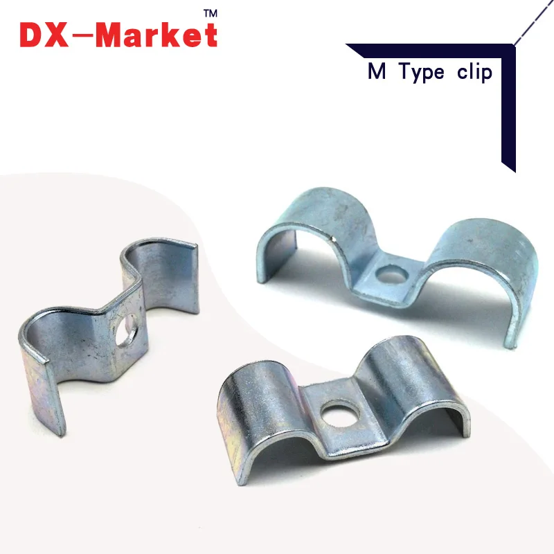 6 мм 32 зажим с двойной трубкой зажимы Двойным Зажимом из углеродистой стали