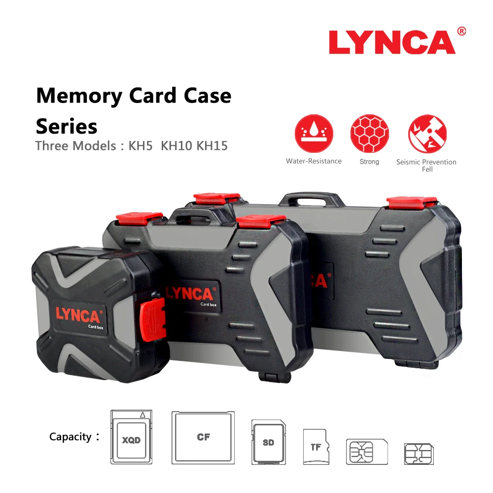 Водонепроницаемый чехол для держателя карты памяти LYNCA хранения Sim Micro TF SD
