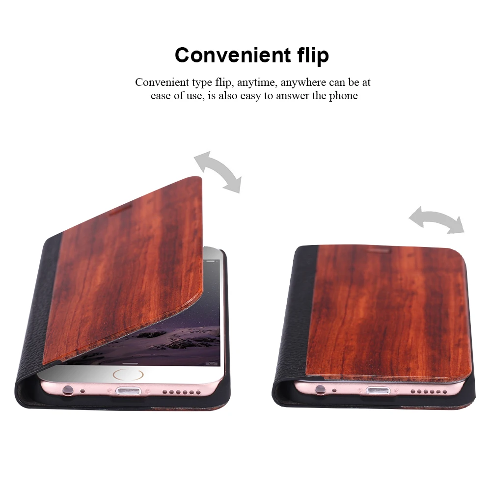 KISSCASE Retro Wooden Phone Case For iPhone XR 7 8 6 6S Plus 11 Pro Max Bamboo Cases X XS MAX Flip Leather Covers |
