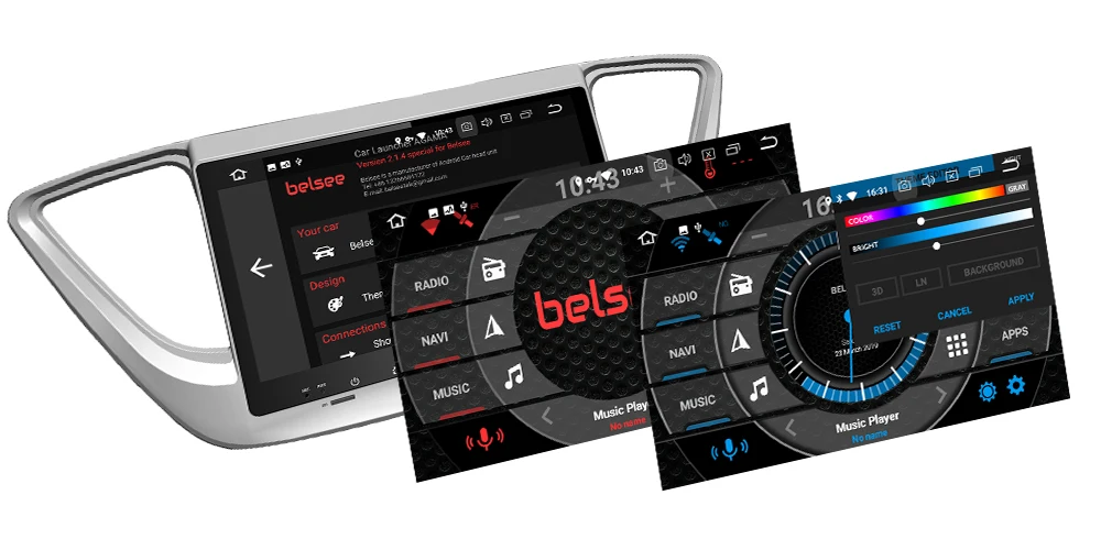 Belsee Android 9,0 для hyundai Solaris Verna Accent автомобильный gps-навигация, радио, стерео аудио плеер 4 Гб 64 Гб ips экран