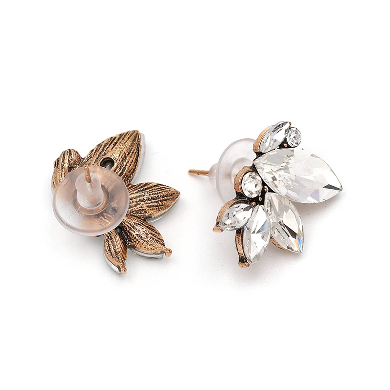 Юран милые романтичные хрустальные серьги 2019 розовый драгоценный камень бисер