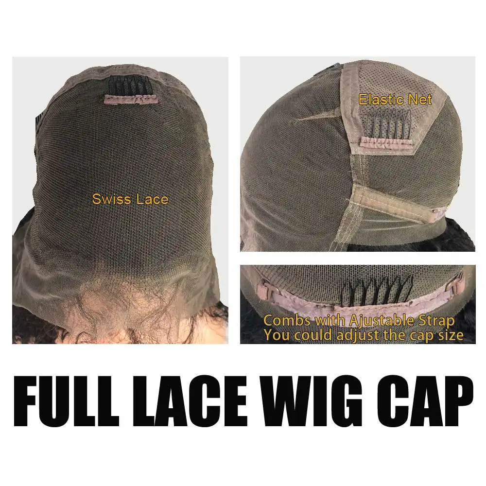 130 Densty полный кружево человеческие волосы Искусственные парики предварительно