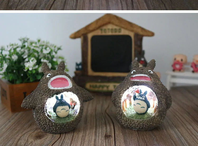 Hayao Miyazaki Studio Ghibli Мой сосед Тоторо, Хаяо Миядзаки светодиодный ночник фигурка экшн-фигура игрушки