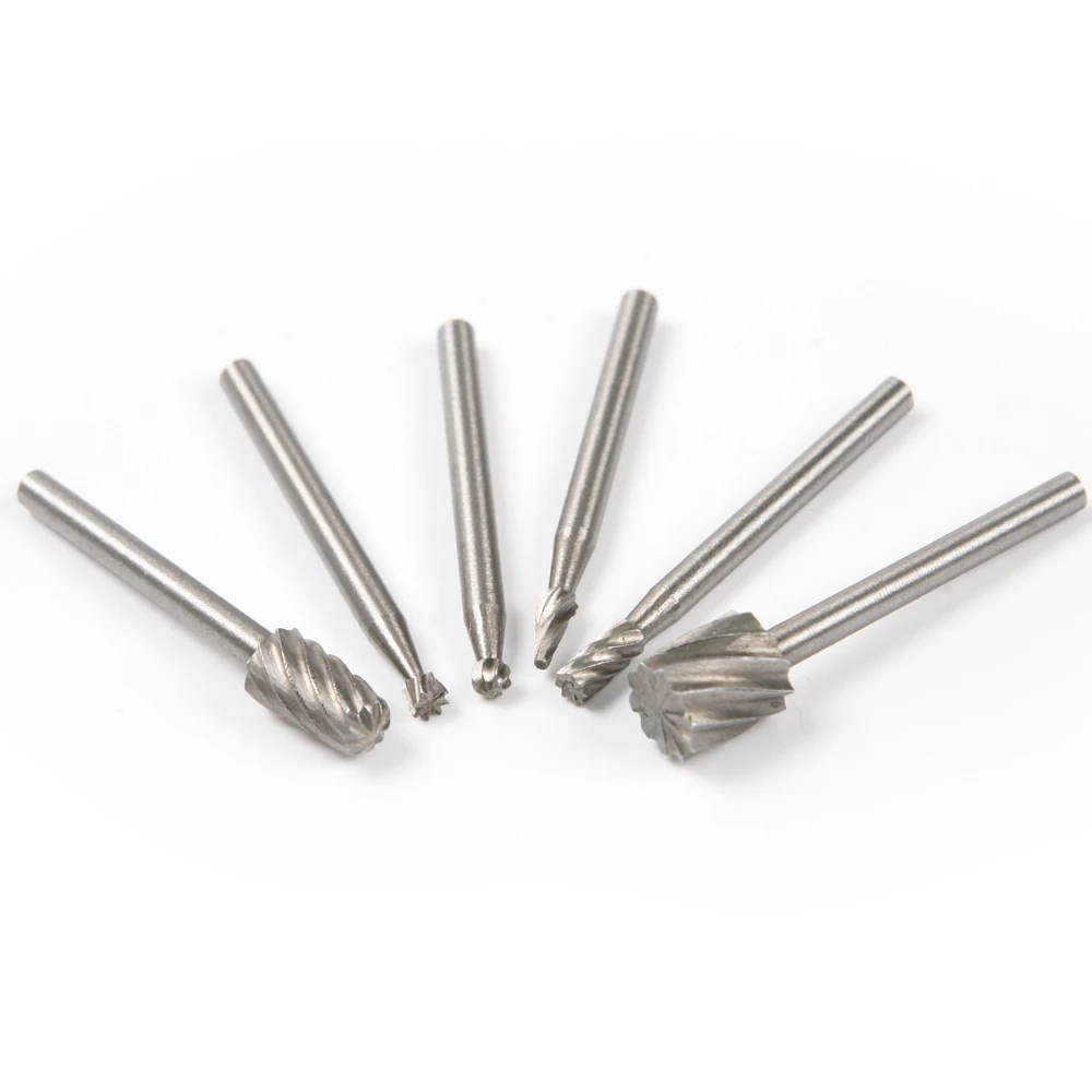 

Fixmee 6Pc HSS Routing Router Bits Burr Rotary Tools Suit Dremel & Rotary Tool